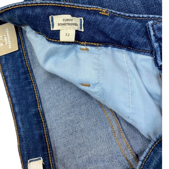 NWT Madewell Curvy Roadtripper Jeans in Orson Wash Size 32 - Picture 8 of 9